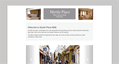 Desktop Screenshot of myrtleplace.co.uk